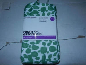Neu Doppelpack Room Essentials Mikrofaser King Size Kissenbezüge Kissenbezüge Hülle - Bild 1 von 10