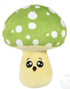 10" Green Mushroom Plush Stuffed Animal - Picture 1 of 2