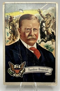 1952 BOWMAN U.S. PRESIDENTS #28 THEODORE ROOSEVELT EX - Picture 1 of 2