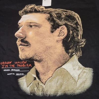 Camiseta negra exclusiva de Target Morgan Wallen I’m The Problem álbum talla mediana Foto 1 de 3