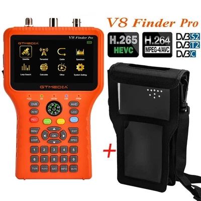 GTMEDIA V8 Finder Pro Digital HD DVB-S2/T2/Kable Combo Messgerät Satfinder H.265 - Bild 1 von 4