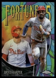 2025 Topps Chrome BRYCE HARPER FORTUNE 15 #F15-6 PHILADELPHIA PHILLIES - Picture 1 of 2