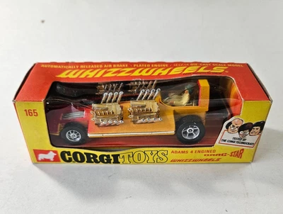 Fresquito Orig Sin usar, en caja Corgi Whizzwheels 165 Adams 4 motores estrella de arrastre Foto 1 de 4