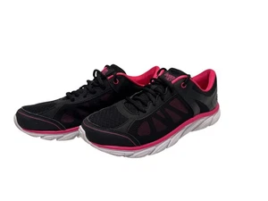Danskin Now Women's Shoes Size 11 Light Weight Athletic Sneakers Black Hot Pink - Picture 1 of 8