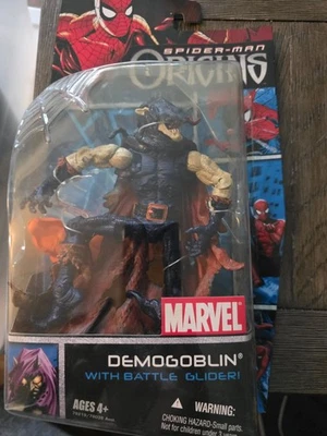 Boneco de ação Spider-Man Origins Demogoblin Battle Glider 2006 Hasbro Marvel - Imagem 1 de 2