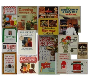 Kochbücher Gesunde Mahlzeiten Abendessen Desserts Diät Einmachen Buchtitel auswählen & auswählen - Bild 1 von 120