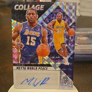 METTA WORLD PEACE 2024-25 MOSAIC COLLAGE SIGNATURE!!!💥💥💥 - Picture 1 of 2