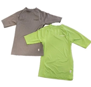 Youth O'rageous Swim Shirts (Lot Of 2) Gray Green Size Medium - Picture 1 of 6