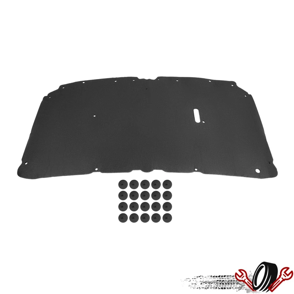 Hood Insulation Pad Heat Blanket & Clips For 1999-2007 F250 F350 F450 Excursion Foto 1 de 4