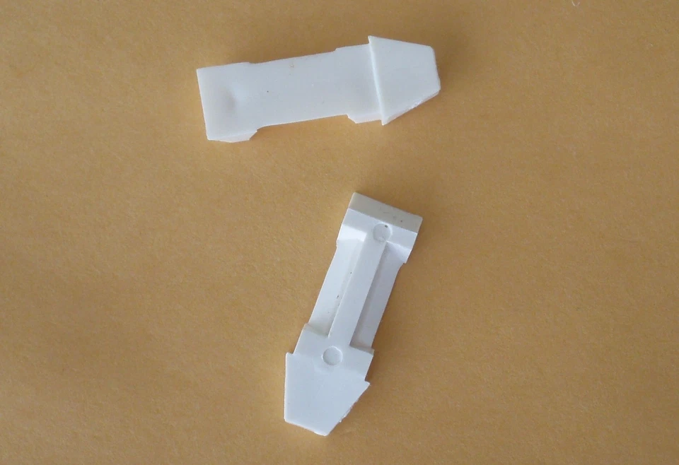 Two End Pieces for Silver Reed/Singer/ Studio &more Knitting Machine Sponge Bar