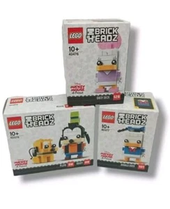 ⚡LEGO® BrickHeadz 40378 Goofy Pluto 40377 Donald Duck 40476 Daisy Duck NUEVO EMBALAJE ORIGINAL⚡ - Imagen 1 de 7
