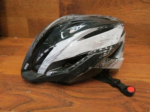 NOS UVEX ULTRASONOC S-M 55" -58" ROAD CYCLING HELMET- BLACK & SILVER - Picture 1 of 6