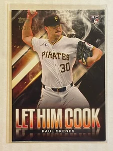 Serie de actualización Topps 2024 Let Him Cook negro #LHC-12 Paul Skenes/299 (RC) - Imagen 1 de 2