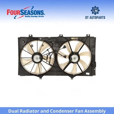 Conjunto de ventilador condensador y radiador doble para Toyota Camry 2007-2010 4 estaciones Foto 1 de 4