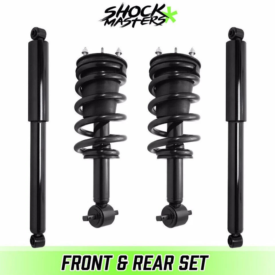 Front Complete Struts & Rear Shocks for 2014-2019 Chevrolet Silverado 1500 4WD Foto 1 de 4
