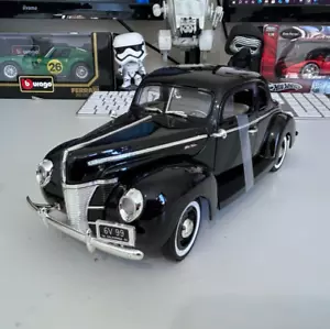 Modellino auto Ford Coupè 1940 Motormax 1:18 pressofuso - con scatola - Foto 1 di 11