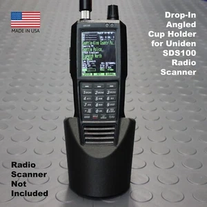 Uniden SDS100 Radio Scanner Custom Drop-In Car / Truck Cup Holder Mount USA Made - Picture 1 of 5