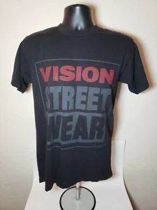 T-shirt vintage 1987 Vision Street Wear skateboard doppio lato taglia media - Foto 1 di 6