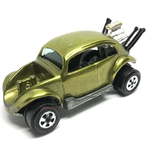 Johnny Lightning Topper Bug Bomb 1970 Olive Green Made In United States - Picture 1 of 10