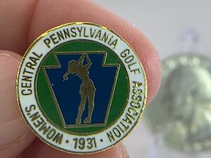 Central Pennsylvania Womens Golf Association 1931 Vintage Tack Pin T-3566