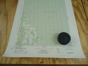 Point No Point MD Topographie Karte um 1943 US Army Corps of Engineers - Bild 1 von 2
