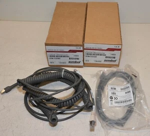 (2) Symbol LS4208-SR20001ZZR Barcode Scanner W Cables USB & RJ45 - Picture 1 of 2