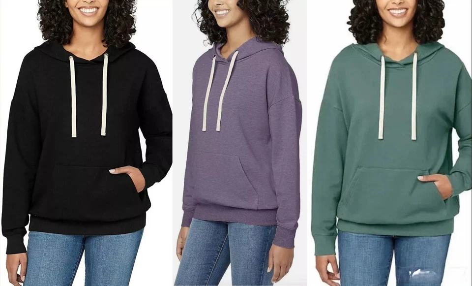 Pullover con capucha polar súper suave Buffalo David Bitton para dama Foto 1 de 4