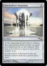 WOTC MtG Mirrodin Quicksilver Fountain (R) (Foil) EX