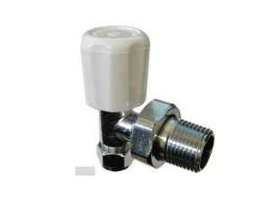 10mm Radiator Valve Union Type With Wheel Head and Lockshield Handles - Foto 1 di 4