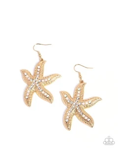 Paparazzi Seize the Starfish - Gold Earrings - Picture 1 of 2