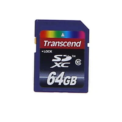 Transcend 64GB 200X 30 MB/S Class 10 SDHC I Memory Card - Image 1 of 2