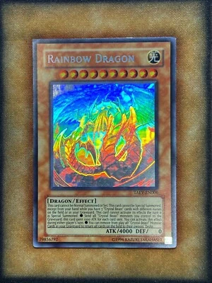 Yugioh Rainbow Dragon TAEV-EN006 Ghost Rare LP - Image 1 of 4