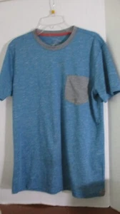 CAMISETA MANGA CORTA FISSION AZUL CON GRIS~ Hombre Mediana - Imagen 1 de 2