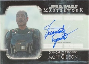 2020 Star Wars Masterwork Giancarlo Esposito As Moff Gideon Autograph Auto