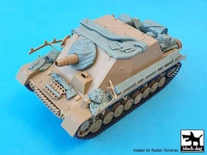 Almacenamiento y accesorios para perro negro 1/35 para Sturmpanzer IV Brumbar (Tamiya) T35240 - Imagen 1 de 1