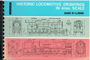 LMS, LNER, GWR & SR DAMPFLOKS IM MASSSTAB 4mm ZEICHNUNGSBUCH - Bild 1 von 4