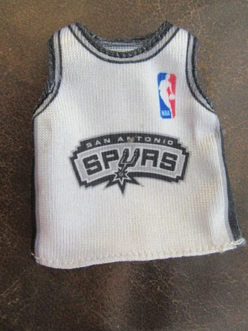 TIM DUNCAN #21 NBA SAN ANTONIO SPURS ACTION FIGURE JERSEY ONLY, NO FIGURE Cover