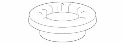 Cojinete de montaje de puntal de suspensión delantera genuino GM 2009-2010 Chevrolet GMC 20827102 Foto 1 de 2