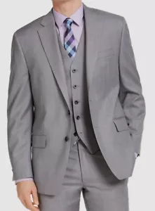$450 Michael Kors Men's Gray Wool Classic Fit Suit Blazer Coat Jacket Size 44R - Picture 1 of 6