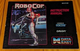Autentico Originale Nintendo NES RoboCop Manuale Istruzioni SOLO Libretto