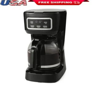 12 Cup Programmable Drip Coffee Maker Bold Brew LED Display Kitchen Appliance US - Picture 1 of 6