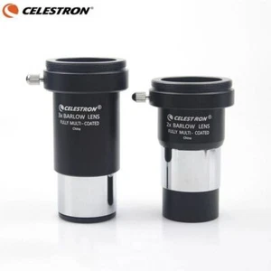 Celestron 1.25” 2X/3X Barlow Lens Fully Multi-Coated M42x0.75 for Telescope - Picture 1 of 6