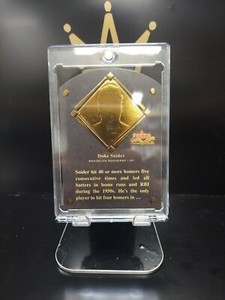 ⚾️2002 Fleer Fall Classic Hall of Fame Plaques /1980 Duke Snider  #1935/1980