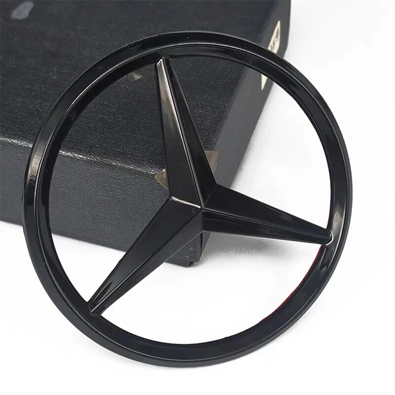 Emblema insignia estrella trasera negro brillante para Mercedes Benz GLB35 GLB220d GLB200d X247 Foto 1 de 2