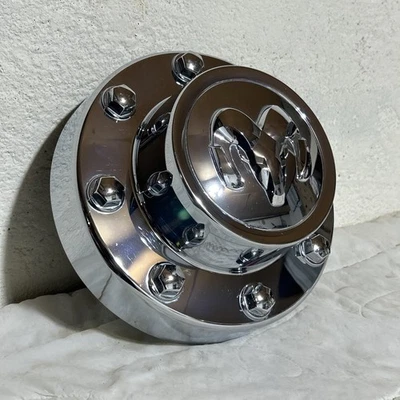11-18 Dodge Ram Dually Chrome REAR Truck 8 Lug Wheel Center Hub Cap 68081015AA - Image 1 of 4