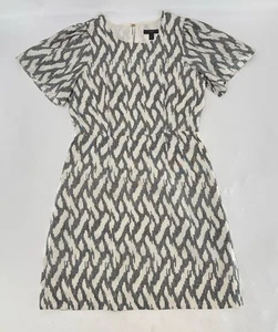 J.Crew 100% Silk Flutter Sleeve Dress Size 6 Preppy Lightweight, Event - Picture 1 of 14