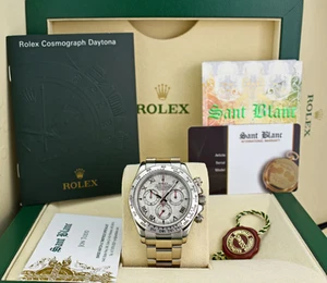 ROLEX 18kt White Gold DAYTONA Meteorite Roman Dial 116509 - SANT BLANC - Picture 1 of 8