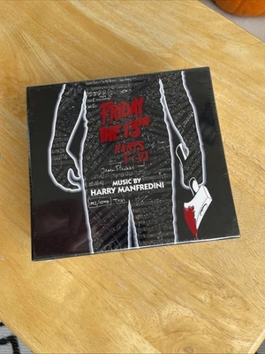 Friday The 13th Box Set 1-6 Manfredini 8 CDs La La Land Soundtracks New Sealed - Image 1 of 4