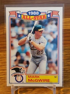 1989 Topps Mark McGwire 1988 All-Star #2 di 22 Atletica leggera!!! - Foto 1 di 2