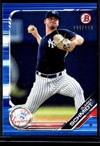 2019 Bowman Draft Blue Parallel Clarke Schmidt New York Yankees 089/150 #BD-190 - Picture 1 of 2